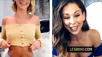 Preview 2 of Noel Leon - Stepmom and stepdaughter share their wet pussy on webcam - Cherie DeVille,  Emma Hix