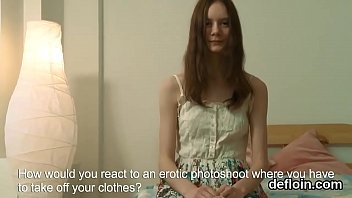Preview 1 of Anya Sagar - Sensual girl stretches spread fuckbox and gets deflorated