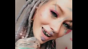 Preview 4 of Black Girls Bound And Gagged - A wink while playing with my split tongue ??. Gotta keep it fun&mdash_who else loves unique body mods? ?#splittonge ...