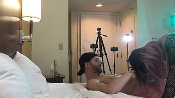 Preview 1 of Arrela Xxx - Goth TS Sucks Dick