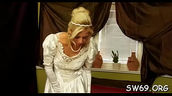 Preview 1 of Xxxxxvideol - High class floozy fingered and overspread in slime at gloryhole