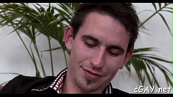 Preview 1 of Tube Culo A - Cute stud is delighting hunk with an arousing oral pleasure