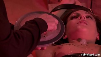 Preview 2 of Old Couple Telugu Sex - Hot babe tied and t. with wax,  zapped and spanked by old guy