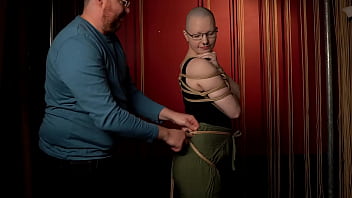 Preview 3 of Birthday Party Xnxx - FREE tutorial on &#039_Freestyle&#039_ Shibari