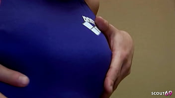 Preview 1 of Indian Saxe Videos - Japanese Mature Step-Mom in Swimsuit help Boy with first Time Fuck in uncensored JAV Porn