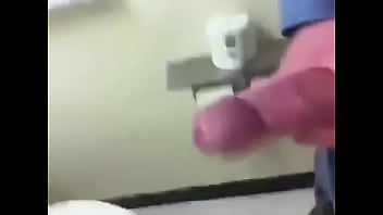Preview 1 of Are You Lesbian - Stroking my monster thick cock at work