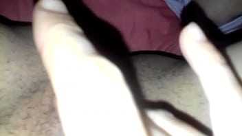 Preview 1 of Sexy Hotmomstepmom - Fingering wet pussy masturbates brunette homemade