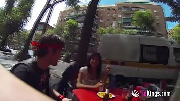 Preview 1 of Ten Years Gales - Latina tourist teen got robbed,  by a few minutes with a nerd can make her get her money back