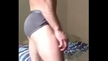 Preview 1 of Offices Gril S - My muscle showing his ass