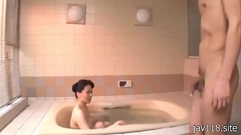 Preview 2 of Bloked Hd Videos - boy take shower with milf and cream