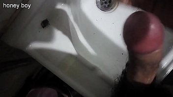 Preview 1 of Sperm Milking Machine - Honey boy washing his dick with shampoo.