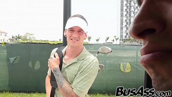 Preview 1 of Fingring Until She Cums - Cock hungry twink bare fucked by a tricked straight guy