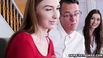Preview 2 of Hardcore Moms Son Sister - Gracie May Green And Her Stepdad Were Sentenced To Stepfamily Therapy By Her Stepmom