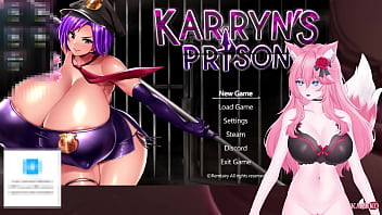 Preview 1 of Porn D Hind - Vtuber KanakoVT plays Karryn&#039_s Prison Catgirls Pussy gets Teased and Used Non Stop Loud Moaning ASMR