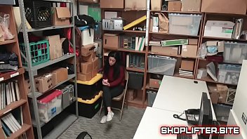 Preview 2 of King Queen Cartoon Xx Xx - Shoplifter Backroom Fucking Featuring Monica Sage,  Jack Vegas