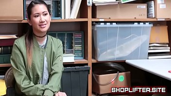 Preview 2 of Live Ok - Shoplifting Storage Room Sex Featuring Jade Noir