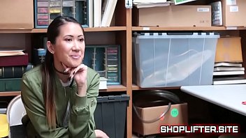 Preview 1 of Live Ok - Shoplifting Storage Room Sex Featuring Jade Noir
