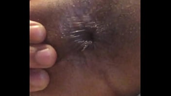 Preview 3 of Black Man And Wait Girls Porn - Playing with me ass tico