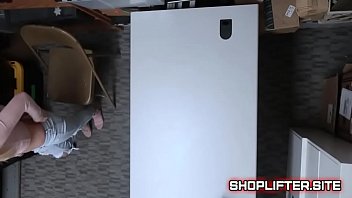 Preview 1 of Sxivedevos - Security Blackmail Storage Room Sex Featuring Riley Star