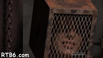 Preview 3 of Pigtailed Brunette Teen Gives A - Worthless and bounded slaves are given hot punishment