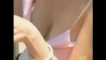 Preview 2 of Cixgxizga - Hottie in a pink robe has amazing cleavage