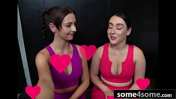 Preview 2 of Busty He - Three Curvy Teens Blackmail Their Way to Free Gym Memberships