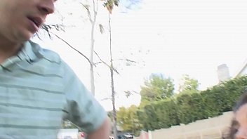 Preview 1 of Free Webcam Porn Live - Brunette teen Gia Steel with natural tits gives head then rides a cock on the couch