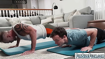Preview 1 of Neu Bdsm - Dallas Steele give permission to Logan Cross to stroke his swelling cock. It didnt take long to have his pants down and his throbbing cock in Logan mouth.