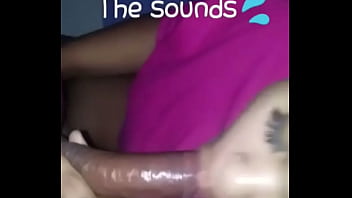 Preview 4 of Marwadi School Sexy - FAT BLACK AMATEUR SLURPS COCK -PINK-LEMONADE