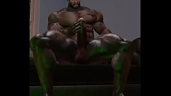 Preview 3 of Pron Woman - ultra fine hunk james harrison jerks a huge load
