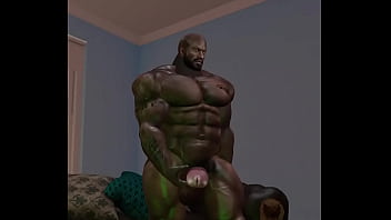 Preview 4 of Pron Woman - ultra fine hunk james harrison jerks a huge load
