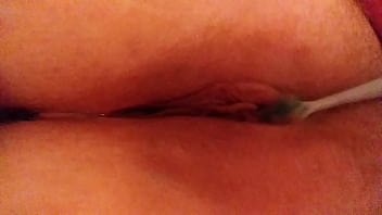 Preview 2 of Ramon Nomar Maledom - redhead using electric toothbrush to cum