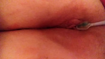 Preview 4 of Ramon Nomar Maledom - redhead using electric toothbrush to cum