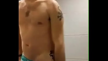 Preview 1 of Mom And Stepson Fuck Ful Movie - Getting a handjob in the locker room