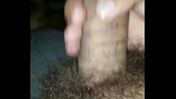 Preview 1 of Xxx Child Son - Man strokes thick white cock