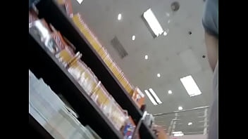 Preview 3 of Anu Agrowal Hot Porn - Upskirt in a bookstore