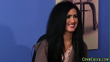 Preview 1 of Japanke - Cfnm office brit facial