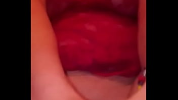 Preview 2 of Sanilion Alham X - Madura vuelve lo hace  se masturba con un pepino a escondida.