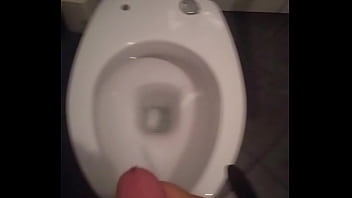 Preview 1 of Litialboy - Masturbating in public toilet