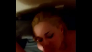 Preview 4 of Retro Pict - Blonde facial loves to eat cum