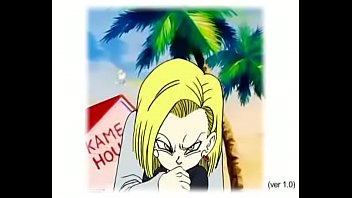 Preview 2 of Ladyboy Yu - Dragon Ball Z - Android 8 sucking a penis/ Android 8 chupando um pau/ Android 8 chupando un pene