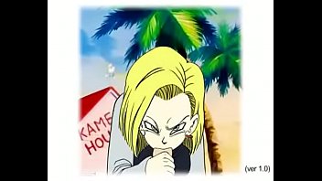Preview 3 of Ladyboy Yu - Dragon Ball Z - Android 8 sucking a penis/ Android 8 chupando um pau/ Android 8 chupando un pene