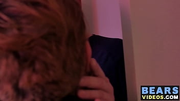 Preview 1 of Miy Khalifa Video - Chubby cub invites a hairy bear for a hairy fuck session