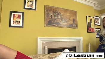 Preview 2 of Boy Pornfuking - Three attractive engage in hot lesbian action