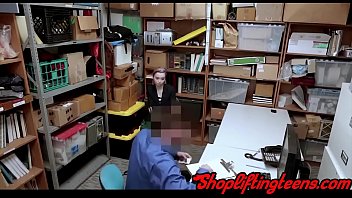 Preview 1 of Masla Clips - Real teen thief rides cock and gets facial after sucking