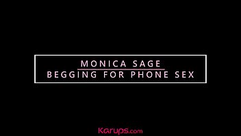 Preview 1 of Ep Castings Pinky - Karups - Curvy Latina Monica Sage Begs For Phone Sex