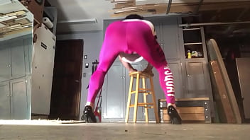Preview 3 of Mom Catch And Join Son - Tranny dance