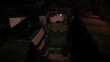 Preview 3 of Anna Ntouvlh - Soldier has a good time during battle (Sound)