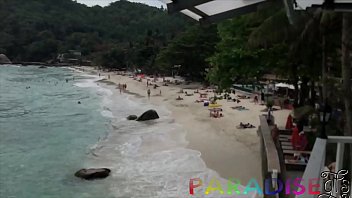 Preview 2 of Kannada Xcx Videos - Paradise Gfs - Fucking sexy thick ass brunette model in Paradise - Part 1