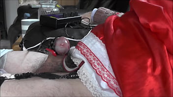 Preview 3 of If The Bra Fit - No Touch Erection and Cumshot by Estim